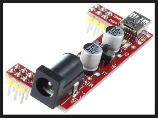 COD-AM236 Módulo Fonte Alimentação Protoboard Mb-102 3,3v 5v Arduino Automação Robotica - Foto 2