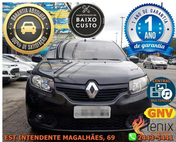 Sandero 1.6 2015 Completo+GNV+Mulltimidia