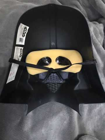 Vintage Darth Vader Face Mask original, importada, de plástico duro, ítem de coleção, - Foto 2