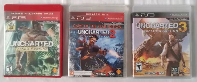 Jogo Uncharted: Drake's Fortune - PS3 - Foti Play Games