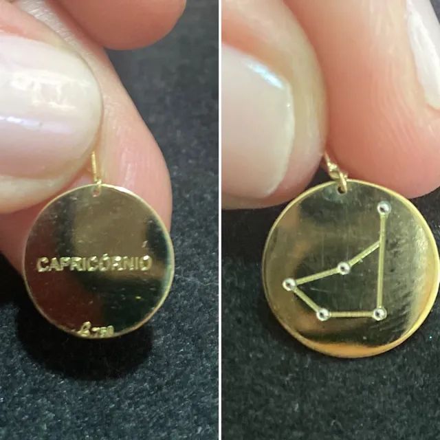 Pingente ouro Capricórnio da LDegan