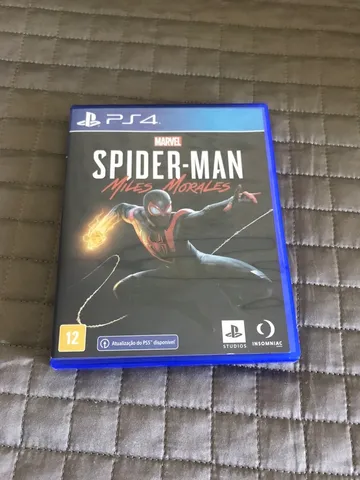 Spider Man Miles Morales Ps midia fisica original jogo zerado como