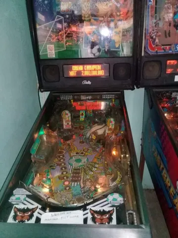 Brinquedo Pinball Antigo Funcionando nao marca placar Venda No Estado