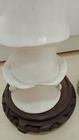 Dupla de estatuetas porcelana branca - Foto 2