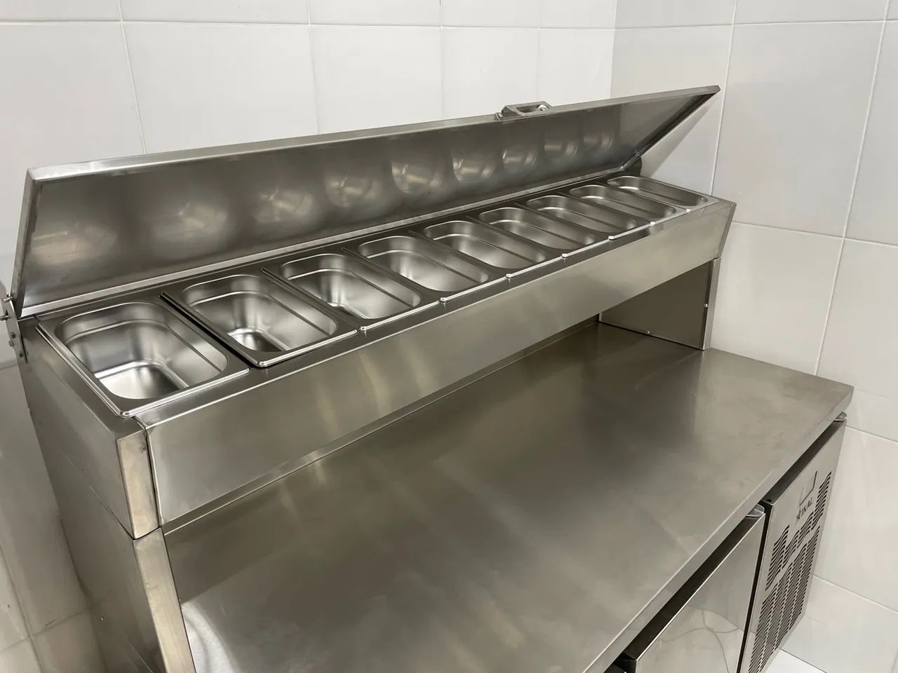 Balcão pizzaiolo refrigerado Ikal - Foto 3