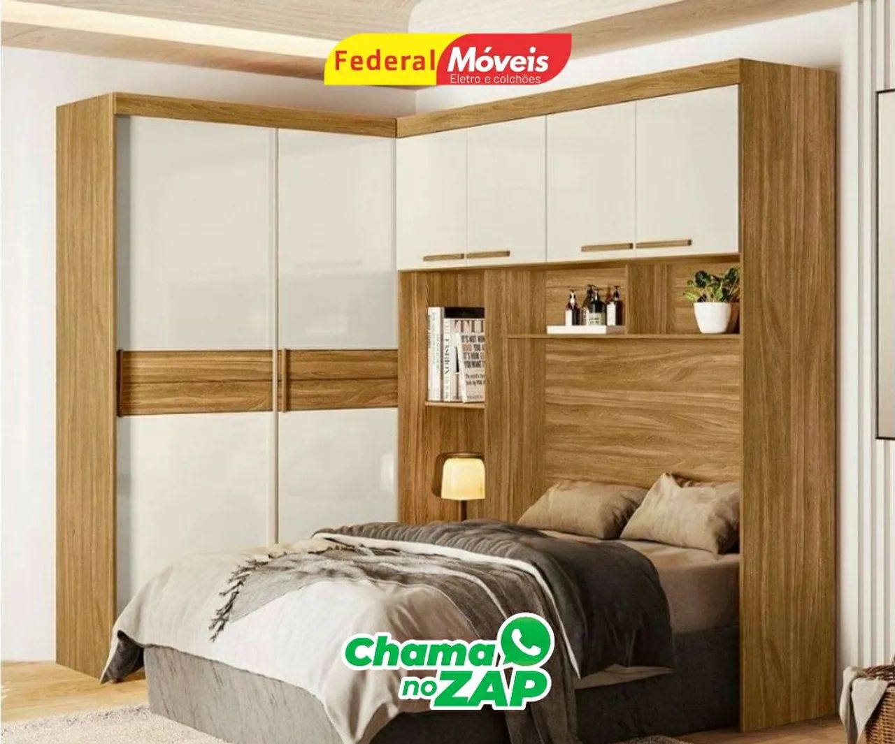 Guarda Roupa Modulado Novo Fazemos Entrega 