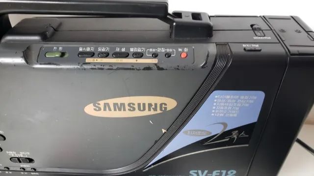 Câmera filmadora antiga Samsung SV-F12, Retrô Vintage raridade - Foto 4