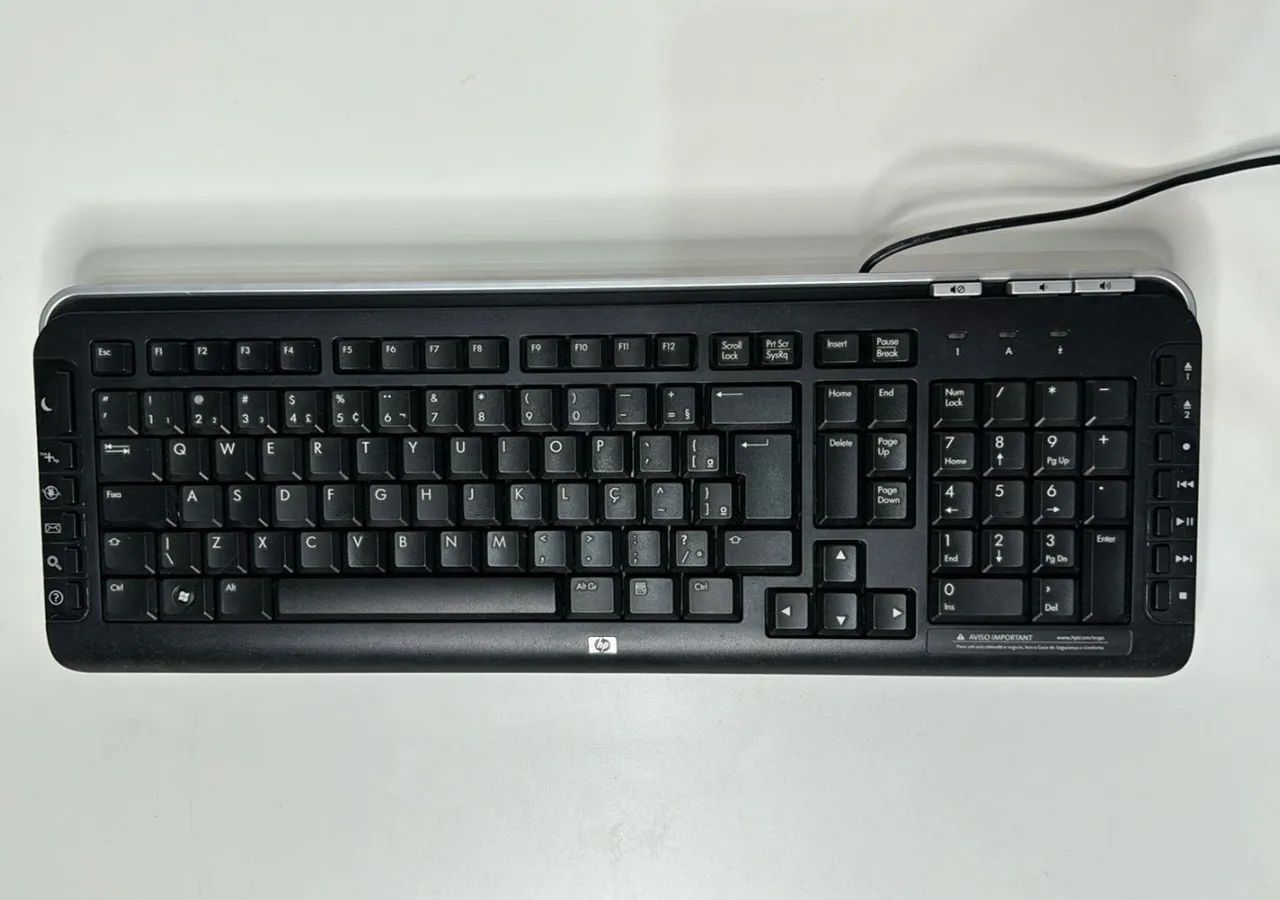 teclado hp modelo 5189, anatômico, novo na caixa!