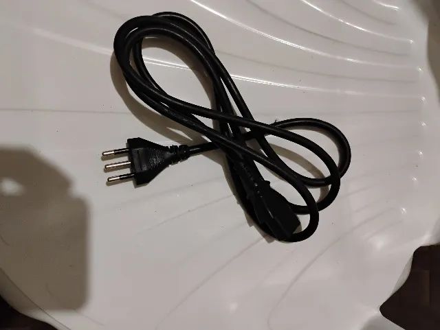 CABO VGA PARA MONITOR 1,80M + 2 Cabos de Força, padrão novo e Padrão antigo, ótimos - Foto 4