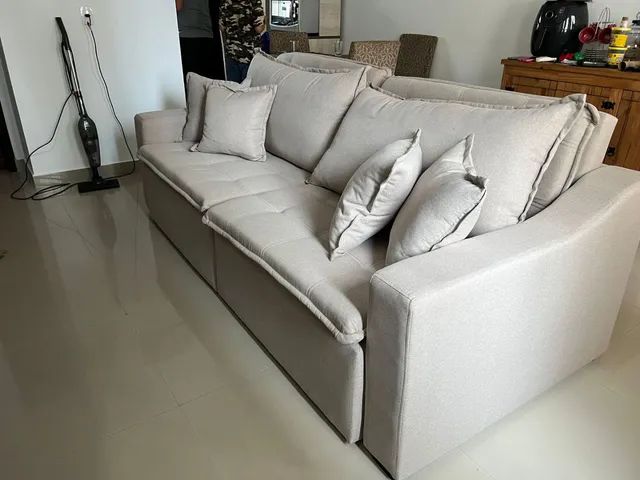 Sofá cama sem caixa linho maravilhoso  - Foto 3
