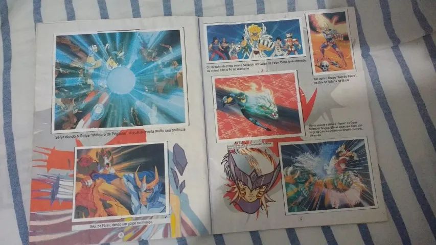 Cavaleiros do Zodíaco - Álbum p/ colecionadores - Foto 2