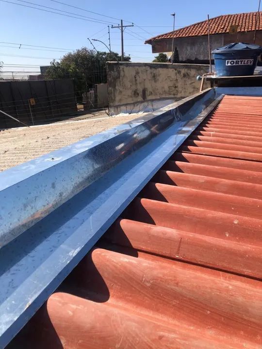 Pingadeira calha, rufo, colarinho para chaminé de churrasqueira condutores e muito mais! - Foto 4