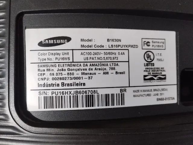 Placa Monitor Samsung B1630N - Foto 3
