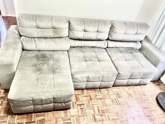 Sofá Retrátil e Reclinável 