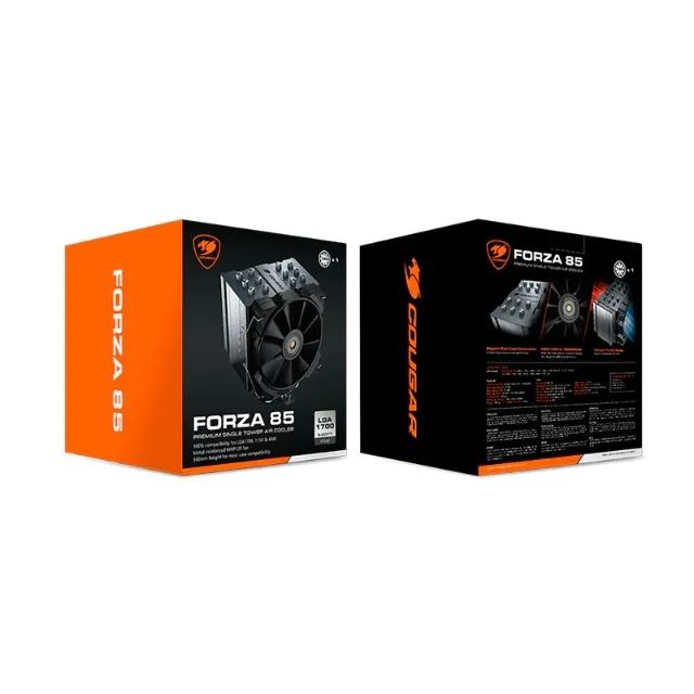 Air Cooler Cougar Forza 85 120mm Intel/AMD LGA1700/2066/2011 | AM5 HeatPipe: 6 - WZetta - Foto 2