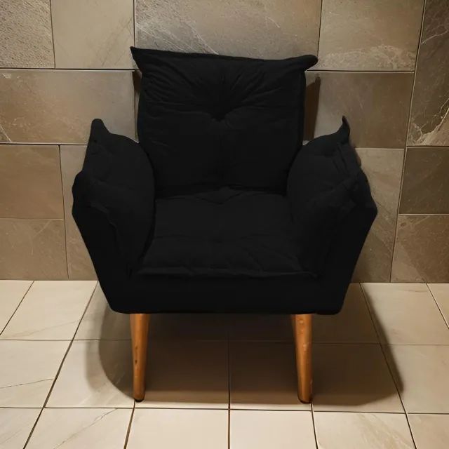 Poltrona Super Luxo - Na compra de duas unidades, ganhe um puff tripé!! - Foto 4