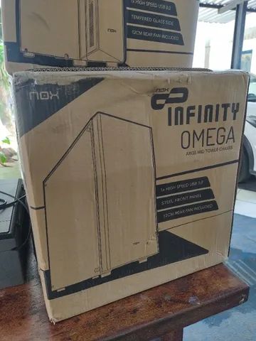 Nox Caixa Da Torre Do Pc Infinity Omega Argb Cinzento - Foto 4