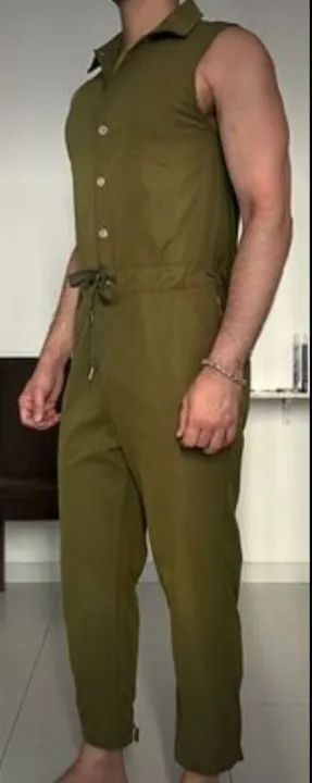 Macac ão Masculino Com Bolsos - Foto 2