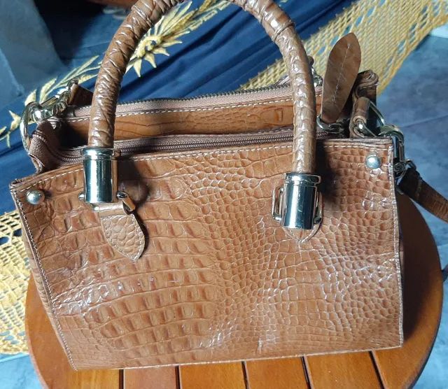 Bolsa de couro felicia média  - Foto 4