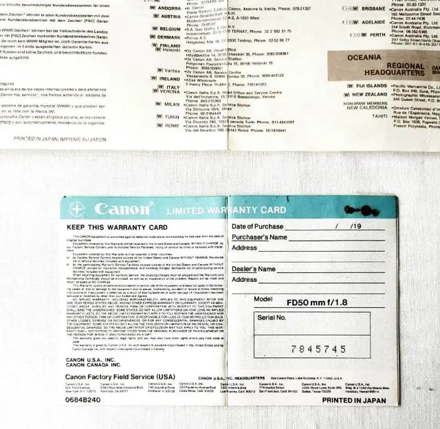 Colecionáveis - Folhetos Canon - Vintage - Anos 70 - Foto 4