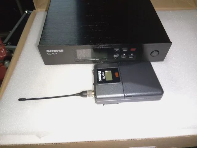 Transmissor para instrumentos Shure Qlxd4 frequência 534-598 MHZ