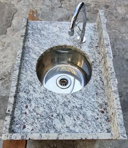 Pia banheiro cuba redonda lavabo - Foto 6