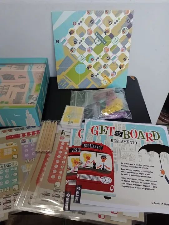 Jogo de Tabuleiro(Board Game) Get On Board New York E London - Devir - Foto 4