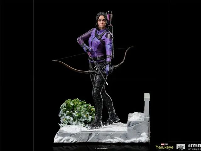 Diorama Clint Barton Kate Bishop Hawkeye Iron Studios - Foto 2