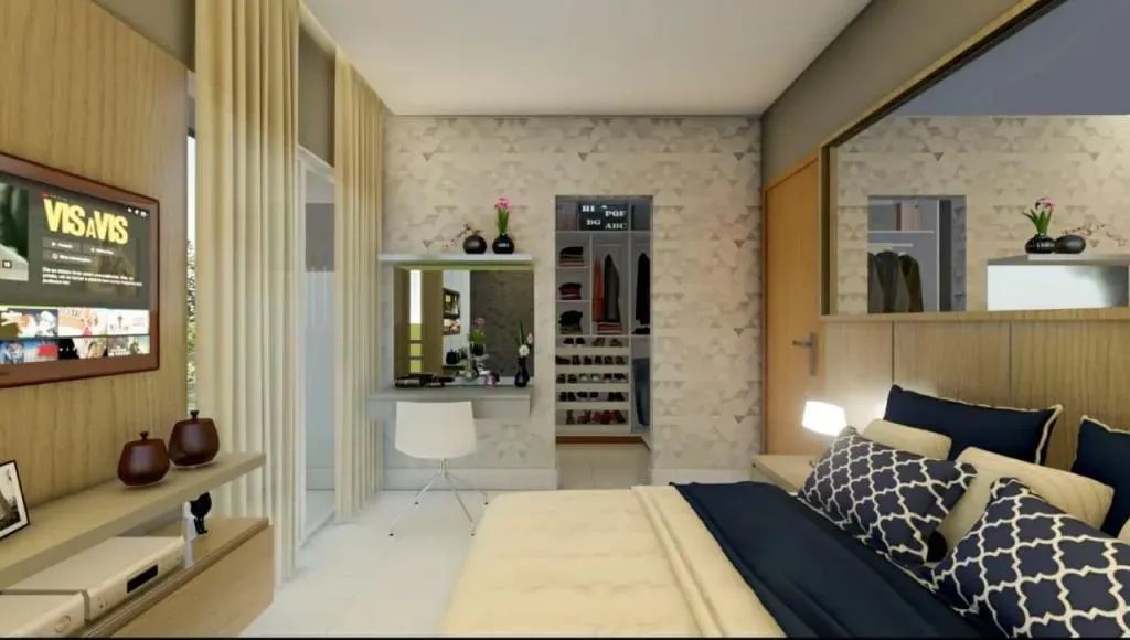 Sobrado em Condomínio 03 Quartos 01 Suíte Master com Closet e Varanda 134,12m² Condomínio  - Foto 3