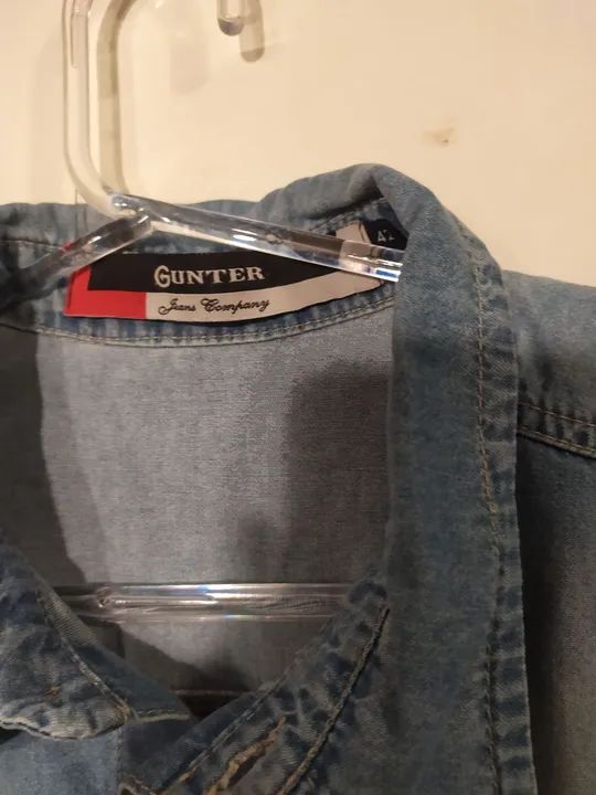 Camisa Jeans 42 - Foto 3