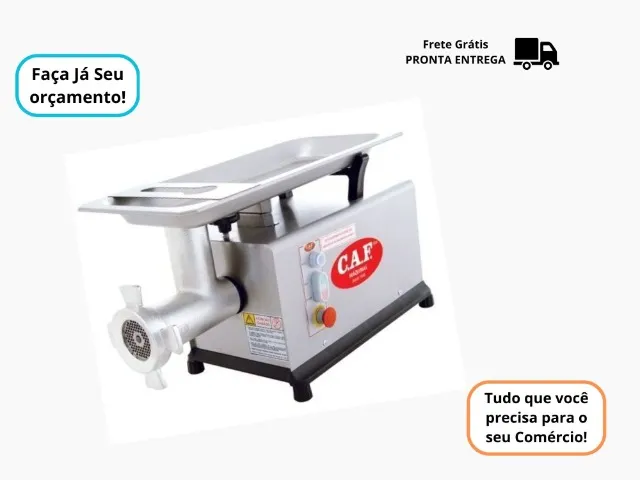 Moedor de carne Inox CAF Novo