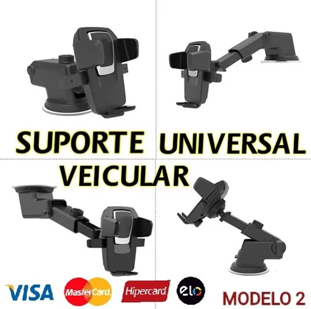 suporte pratico para carro fixação painel e para-brisa top   - Foto 3