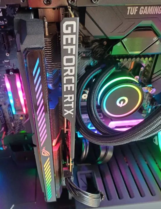 Placa de Vídeo Asus NVIDIA GeForce RTX 3050 ROG Strix Gaming OC, 8GB, GDDR6 Usada! - Foto 4