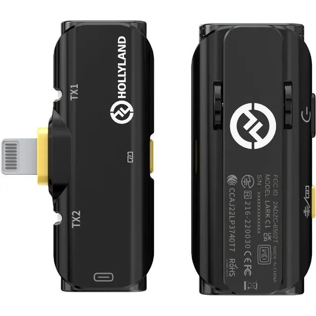 Microfone Sem Fio Hollyland Lark C1 Solo Lightning - Foto 4