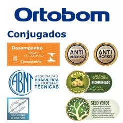 Cama Solteiro Ortopédica Ortobom Union Box Conjugado 88x188x43cm - Foto 2