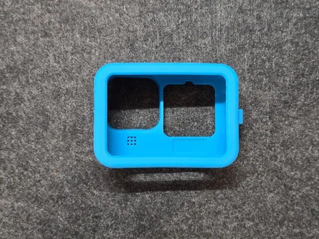 Case capa protetora de silicone Telesin :: GoPro Hero Black :: azul acessório original - Foto 4