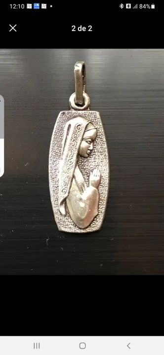 Pingente de Nossa Senhora de Fátima de 1975 - Foto 2