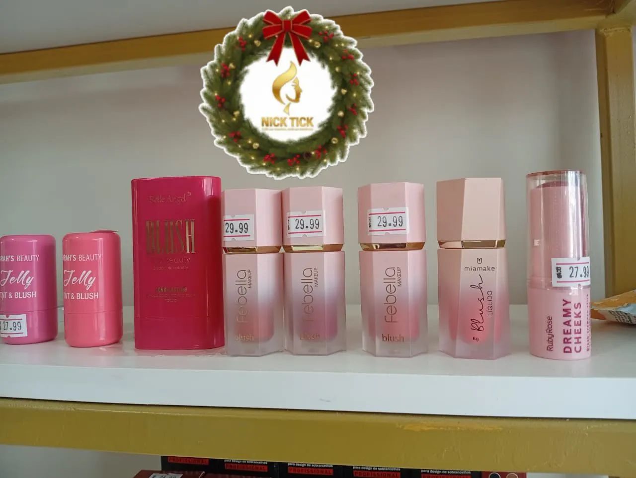 Blushes tendência da gringa  disponíveis na Nick Tick 