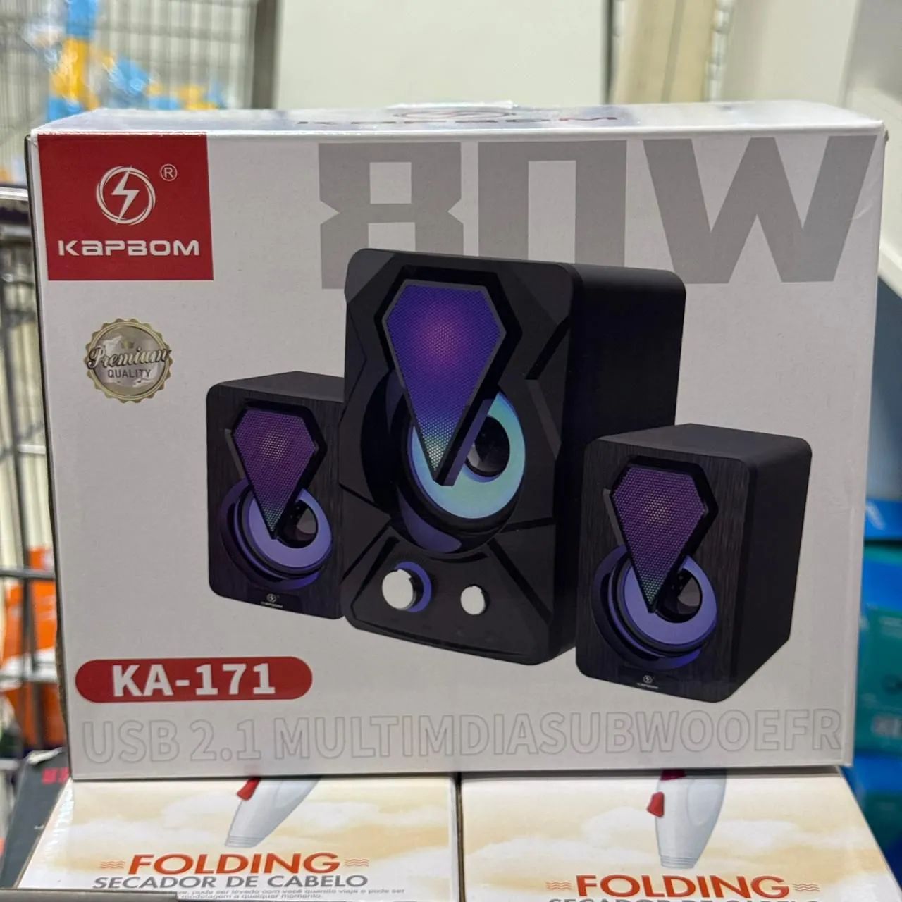 Caixa de som com Bluetooth para notebook e computador Pc 