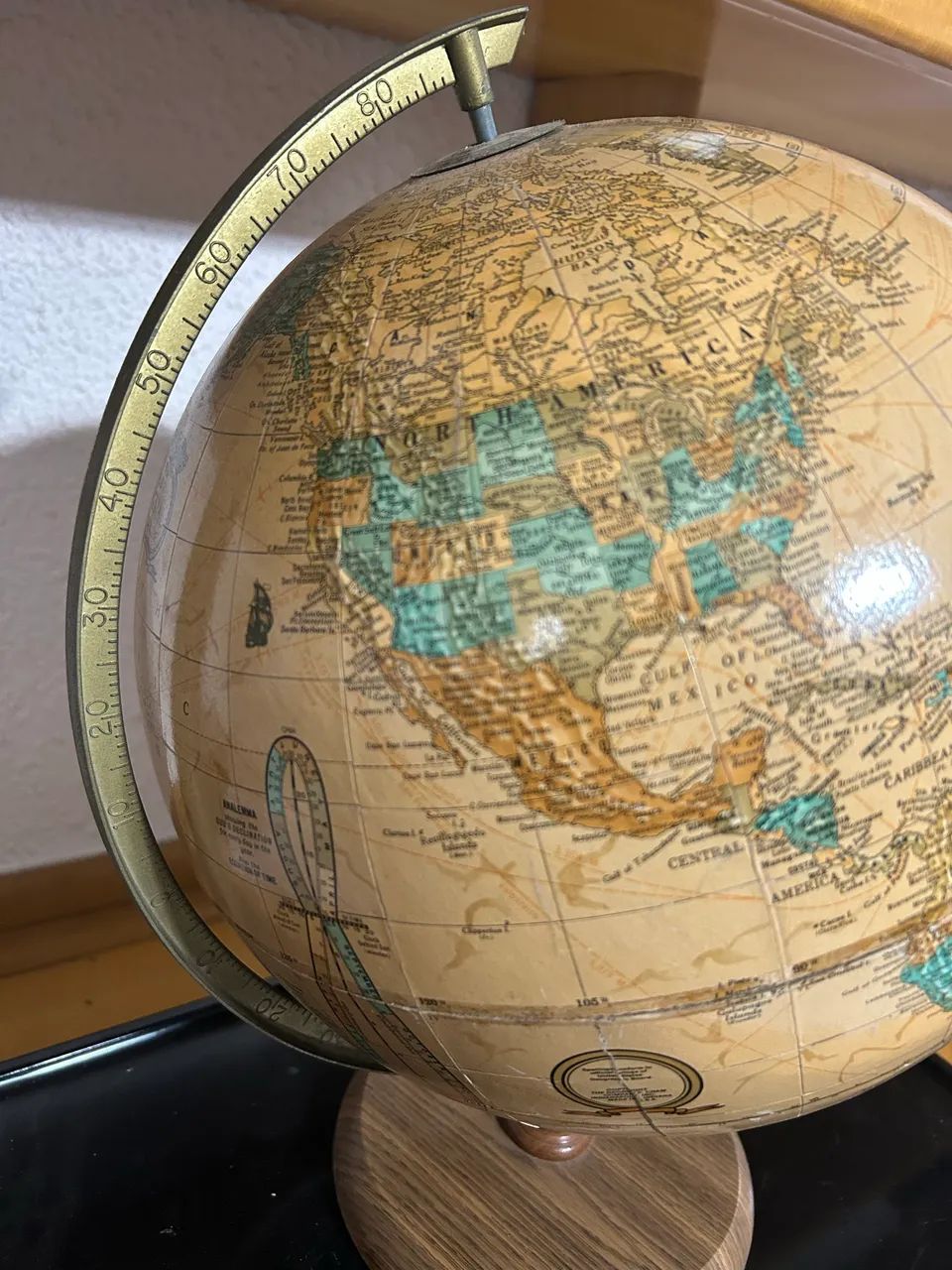 Globo Terrestre Vintage Cram?s Imperial - Foto 4