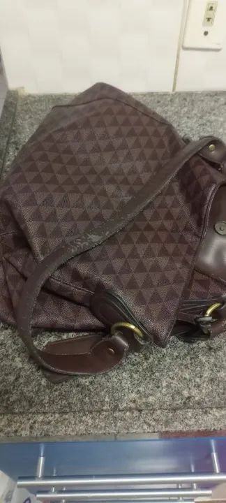 Bolsa de Ombro Marrom - Foto 4