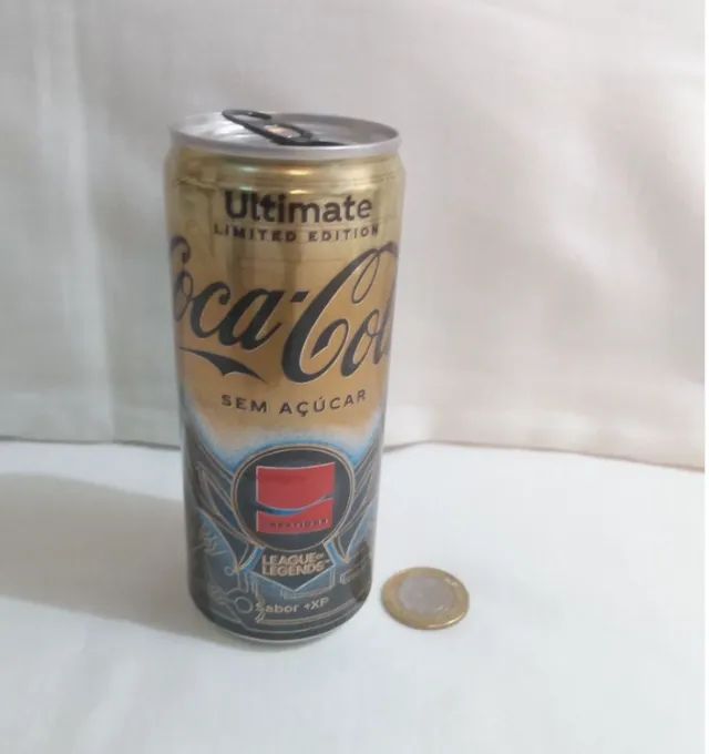 Lata Coca Cola League of Legends Creations Vazia Ler Descrição - Foto 4