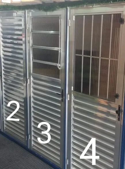 Portas de Alumínio Brilhante 2,10x0,80 