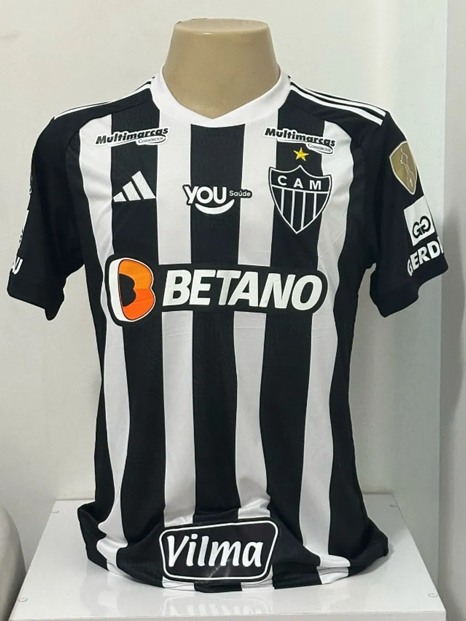 Camisa Atlético Mineiro De Jogo, com Patch Libertadores