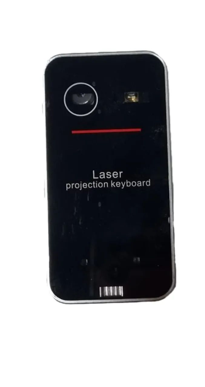 Teclado Holográfico Laser Projection Portátil Bluetooth Preto - Foto 4