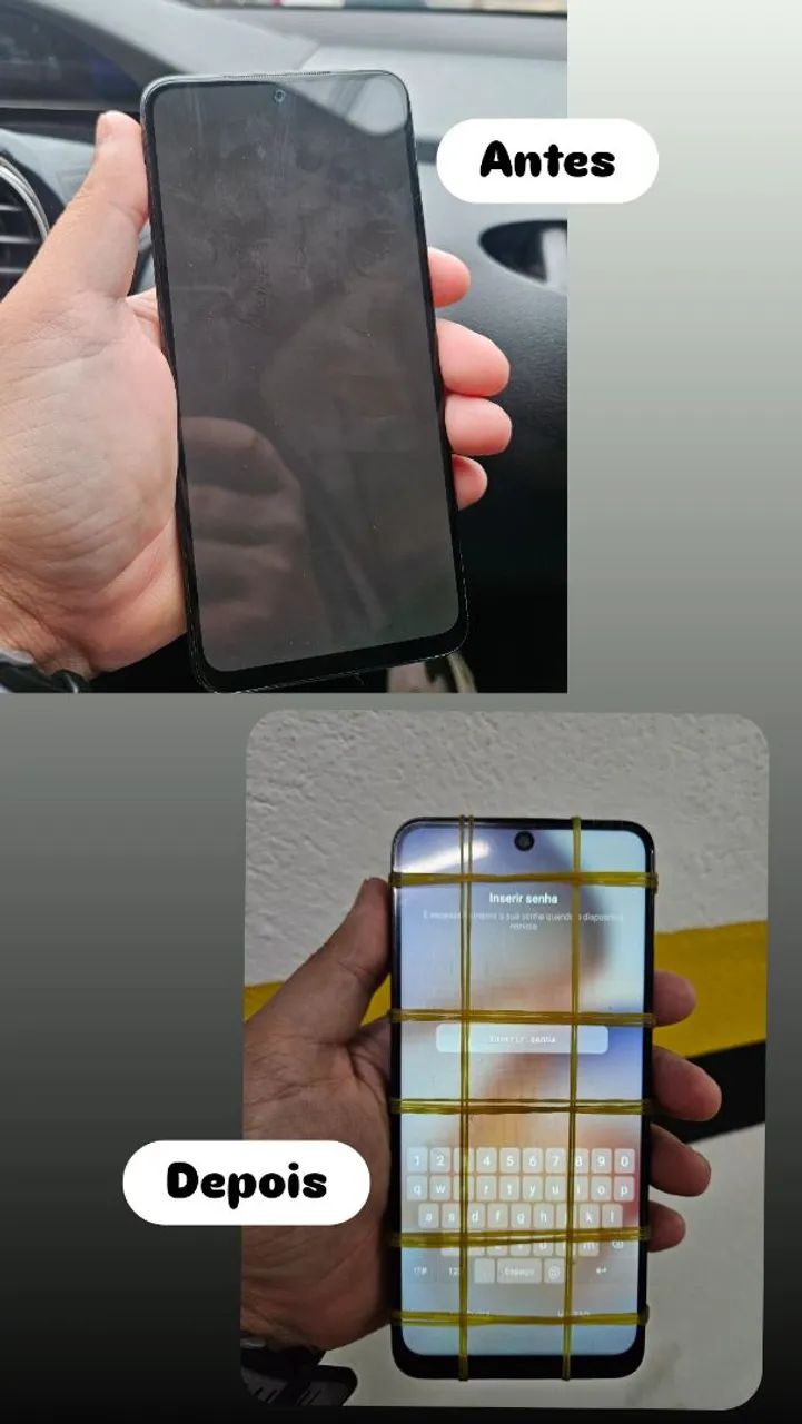 Troca de tela de Celular no Mesmo Dia.