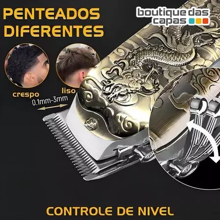 MAQUINA DE CORTAR CABELO BARBA TOMATE Profissional  - Foto 2