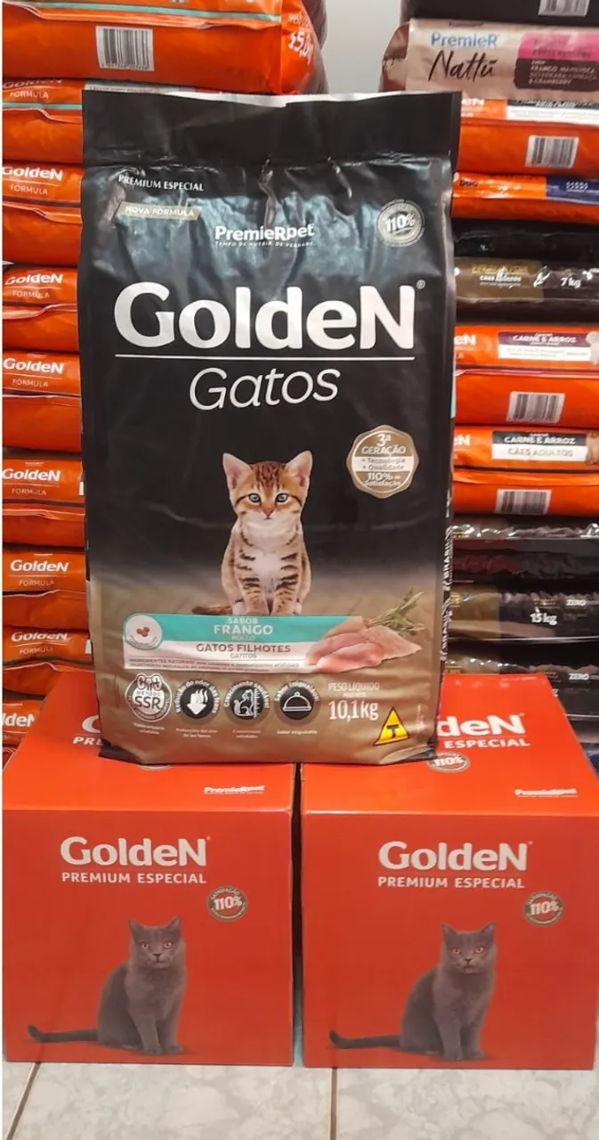 RAÇÃO GOLDEN GATOS FILHOTE