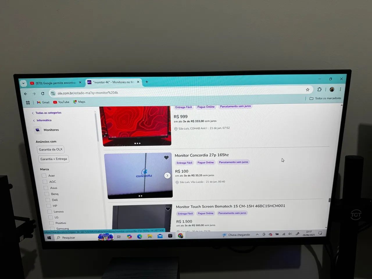 Monitor Game Acer nitro  KG273 27? - Foto 3