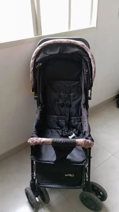 Carrinho de Bebê Stillo - Preto